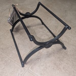 Ballard Designs Black Metal Book Rack; Exc. Pre-owned Condition